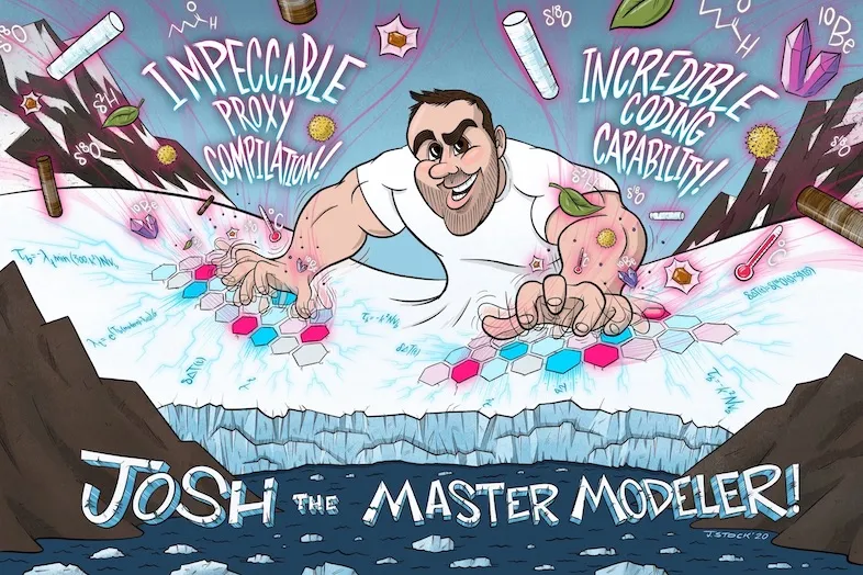 Superhero Josh the modeler