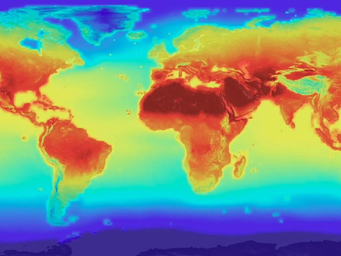 Map of Earth