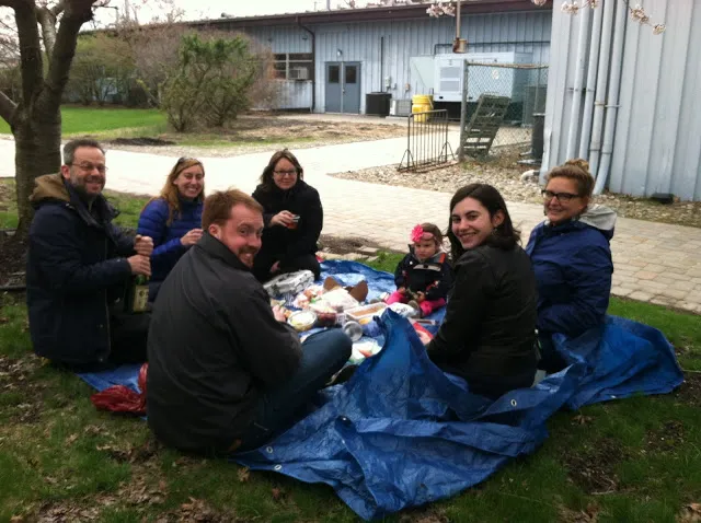 To celebrate Hannah Rabinowitz successfully passing her oral exams, we celebrate our first cherry blossom viewing party, coined "Hannah-mi" (2015).