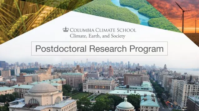 columbia climate school postdoctoral research program now accepting applications for 2024