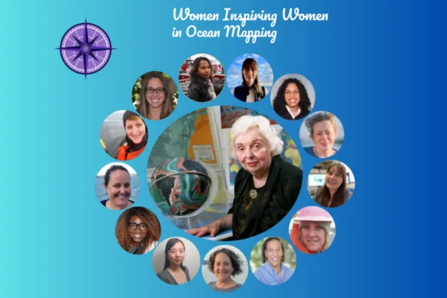 Girl Talk workshop leaders and Marie Tharp
