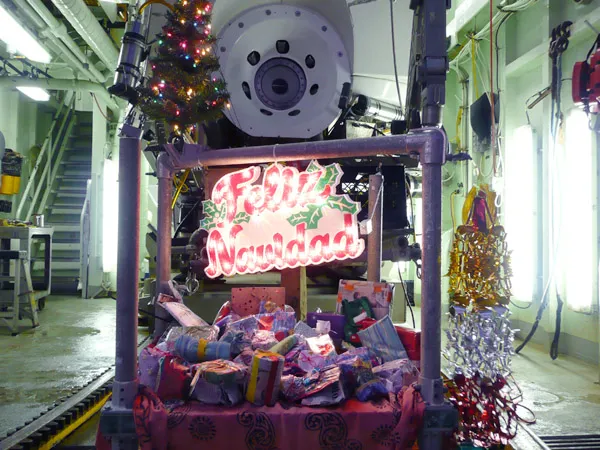 christmas at sea