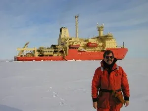 Bruce Huber with the Nathaniel B. Palmer