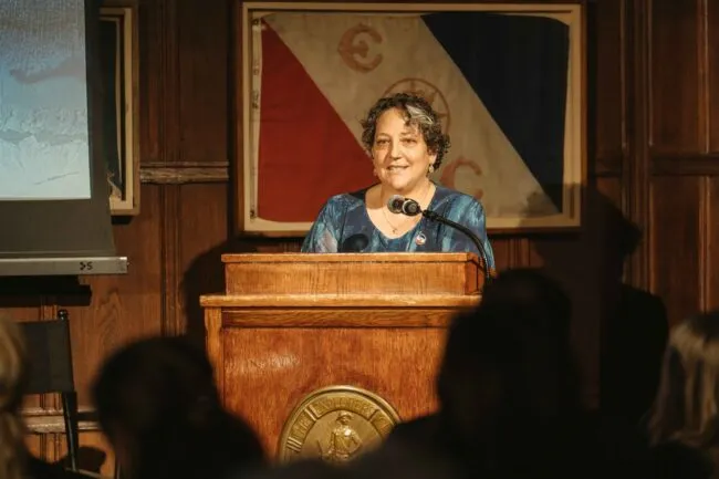 Vicki Ferrini at the Explorers Club World Oceans Day 650x433.jpg
