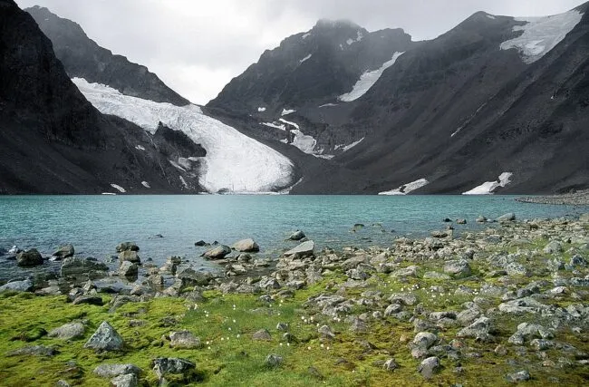 Glacier in Sweden