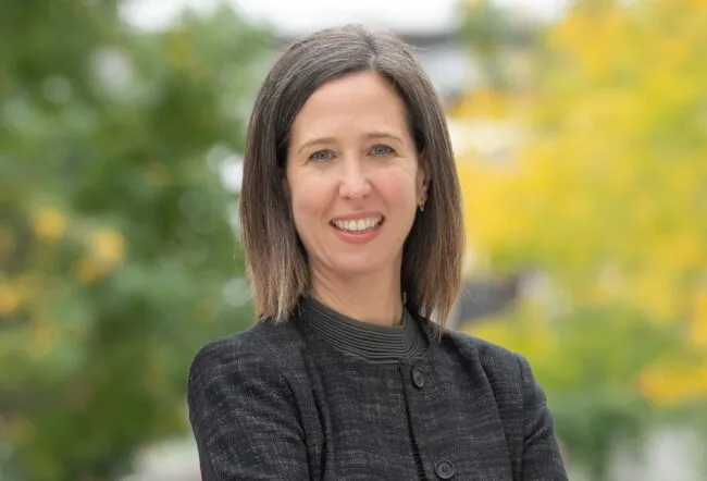 Headshot of the Columbia Climate School dean, Alexis Abramson