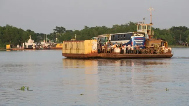 A river ferry