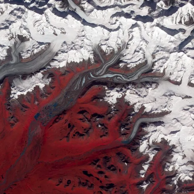 Sustina Glacier in Alaska