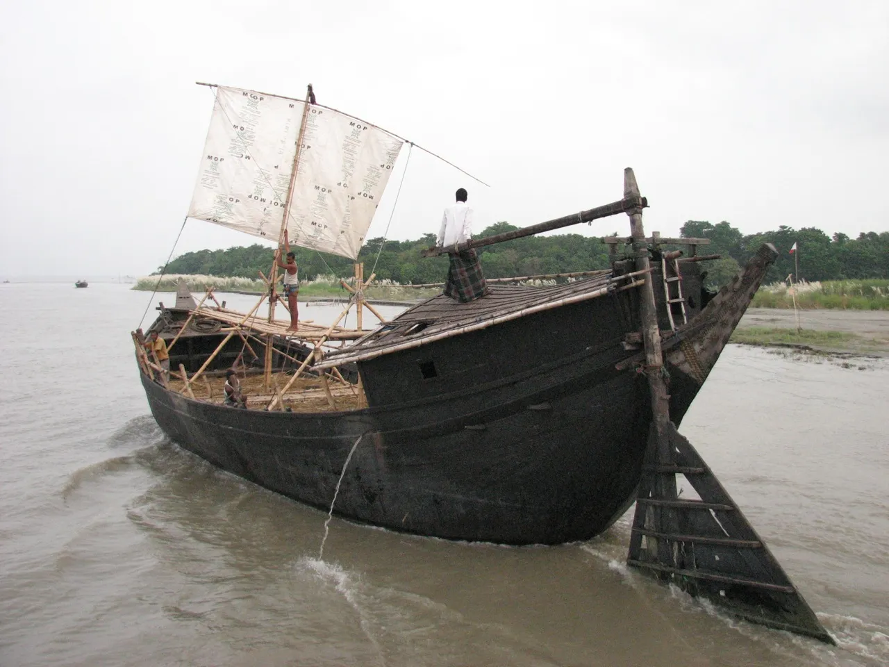 cruising up the brahmaputra