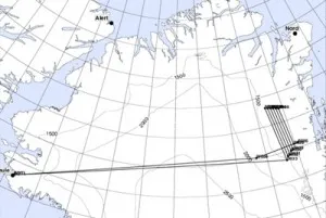 Map of the Proposed Flight Plan from NASA