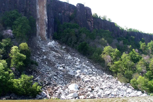 rock fall shakes new jersey palisades