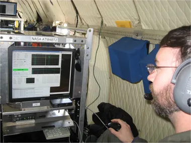 ATM laser instrument used to study the surface of the Jacobshavn glacier