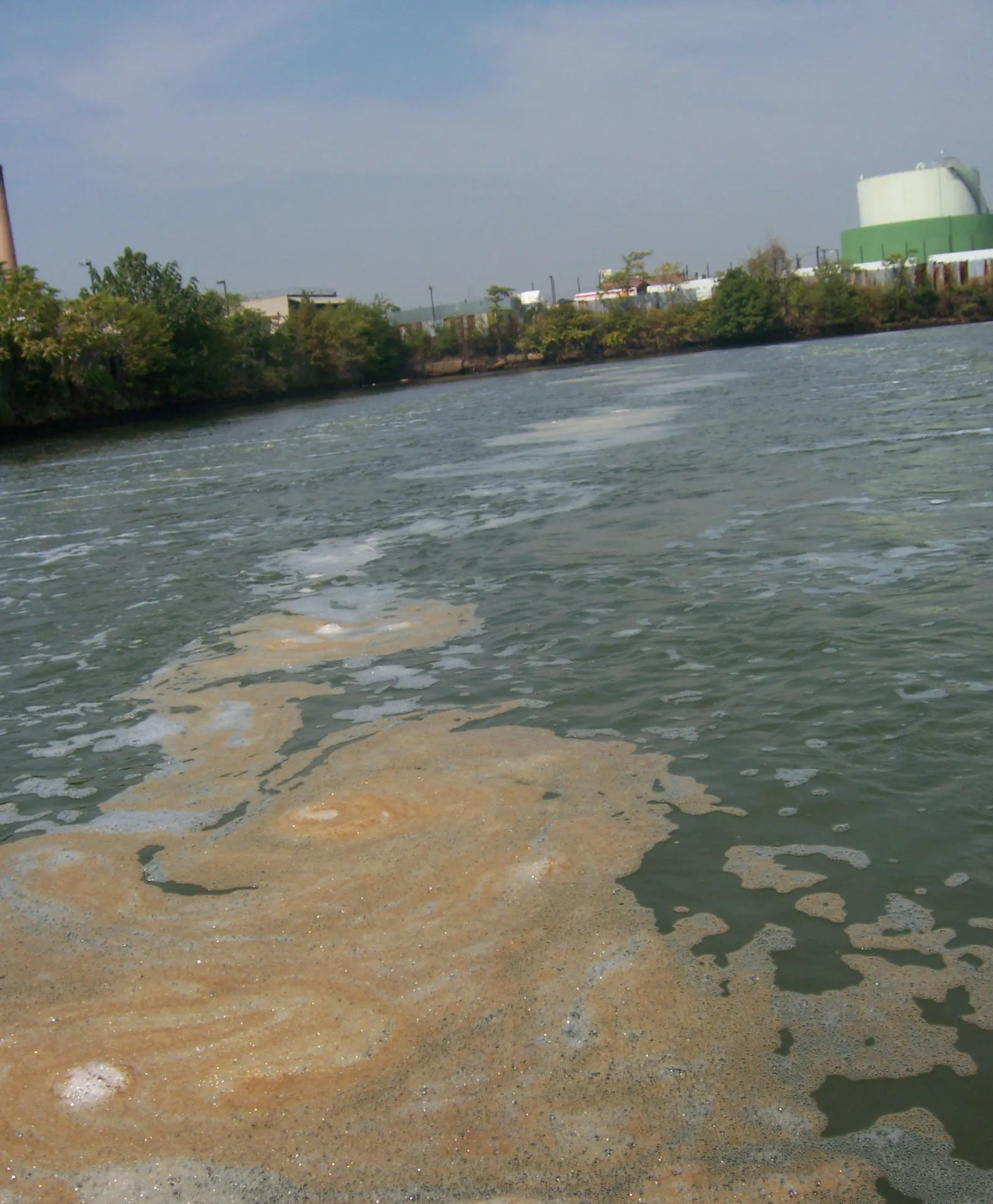 airborne bacteria above newtown creek superfund site linked to pollution in water researchers say