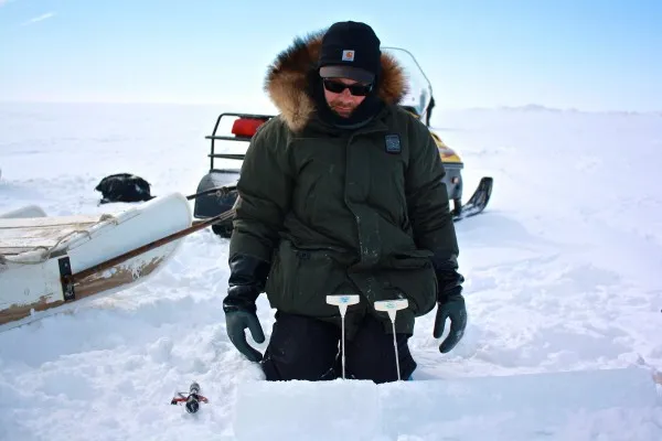 collecting core data about arctic ecosystems