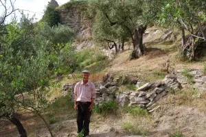 A farmer named Pasquale spent two hours talking to us. Credit: Meg Reitz