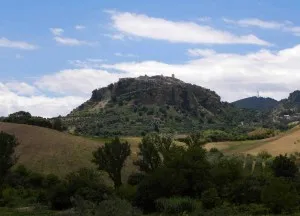 My parents and I stayed in Santa Severina, a village perched on a hill. Credit: Meg Reitz.