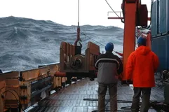 research vessel Polarstern, Pacific Southern Ocean. Photo: Marcelo Arevalo