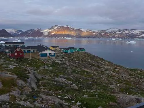 Our community meeting was held in the new Kullorsuaq school. (Photo D. Porter)