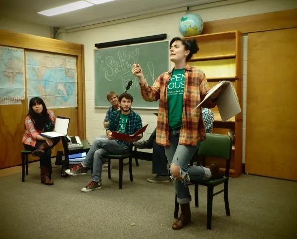 eco theater engages visitors at lamont dohertys open house