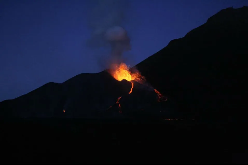 Fogo erupts