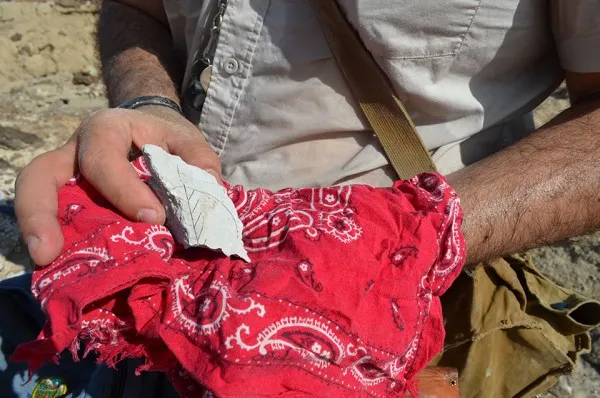 A tuff sample collected from East Africa’s rift valley
