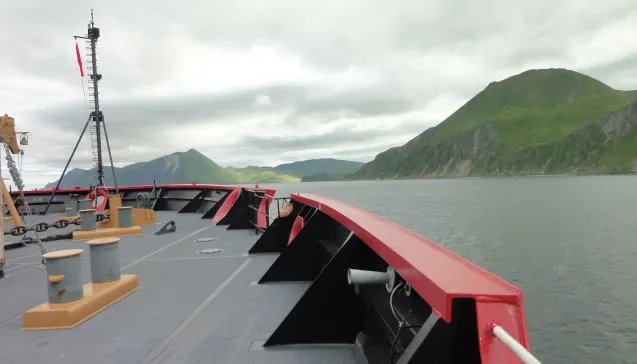 Leaving Dutch Harbor