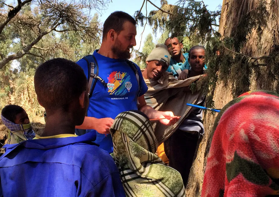 Park Williams in Ethiopia