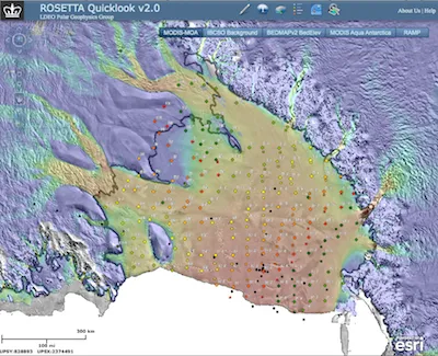 Our interactive Rosetta flight tracking instrument. Go to the page to follow the flights as they are added. http://pgg.ldeo.columbia.edu/projects/rosetta/