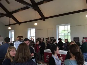 The Lamont-Doherty Earth Observatory community came together on Friday, April 29 in the Lamont Cafe to view the annual Research as Art exhibit.