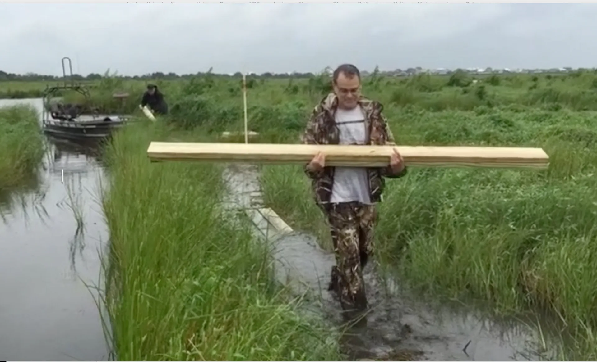 construction in the swamp