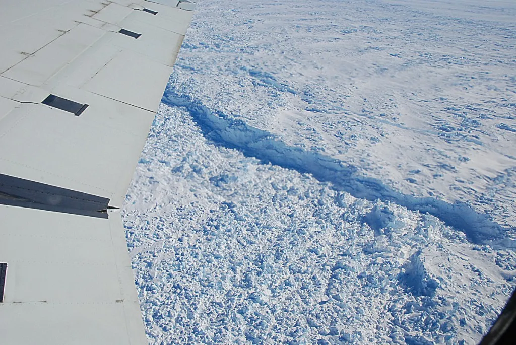 Calving Front of Pine Island Glacier