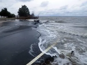 Sea levels are rising at Assateague