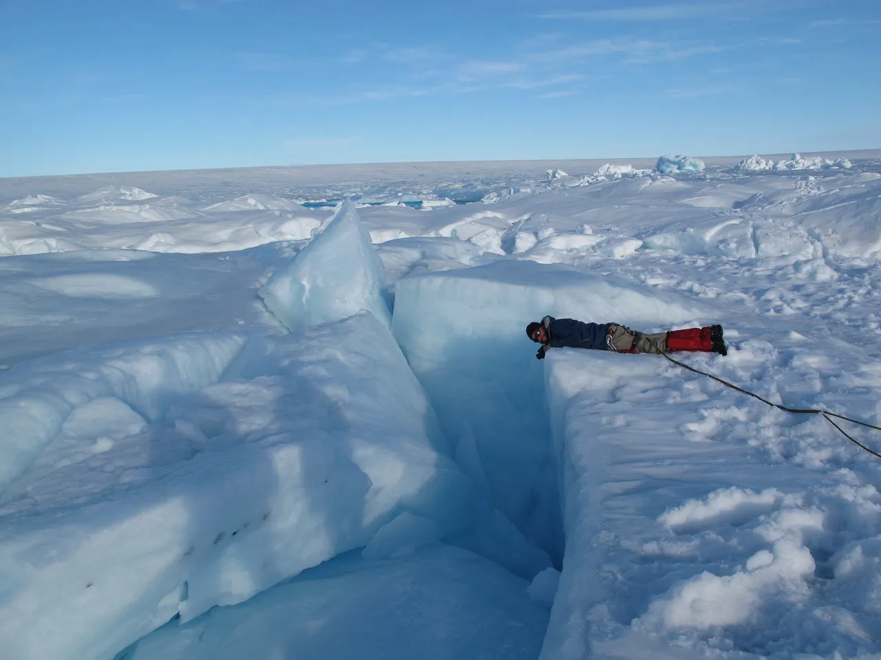 the greenland ice sheet is soaking up meltwater