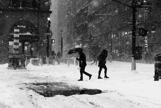 cold snaps blizzards climate change