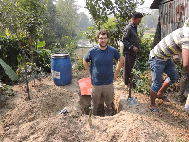 installing the seismometer array