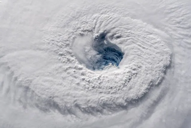eye of hurricane florence