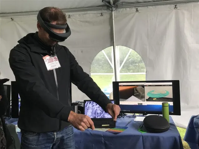 augmented reality demo of ice sheets