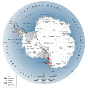 map of antarctica