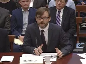 radley horton speaks at hearing