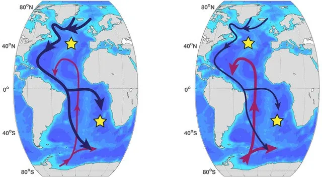 carbon deep ocean ancient climate switch
