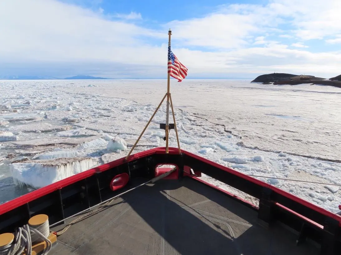 field work ends antarctica erosion