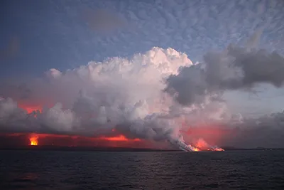 in hawaii lava fueled an eruption of marine algae