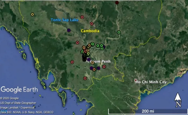 map of study sites