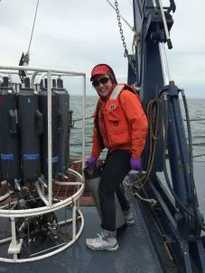 galen mckinley on research vessel