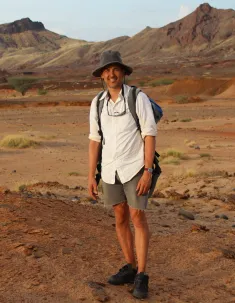 kevin uno with desert in background