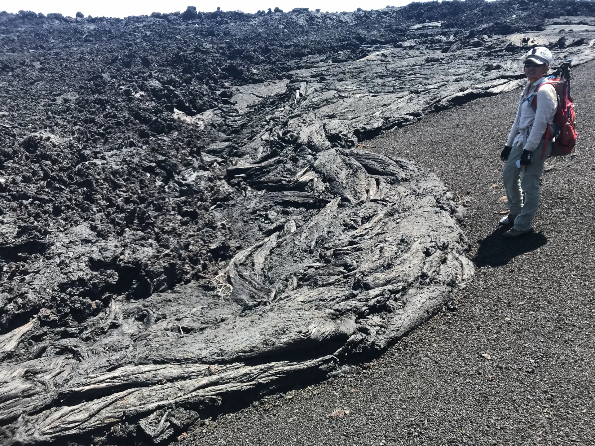 2018 a'a over 2005 pahoehoe