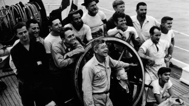 crew on boat