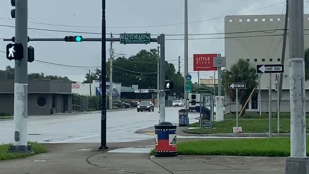 street in little river