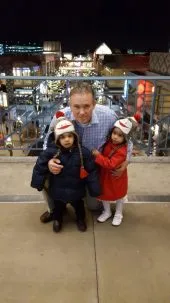David with his grandchildren