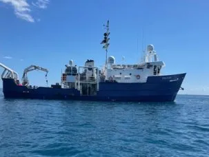 ship in water
